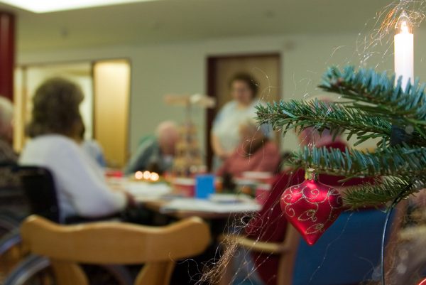 Weihnachtsfeier im Pflegeheim