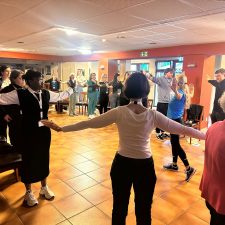 Einer der Workshops im Bildungszentrum Kirkel
