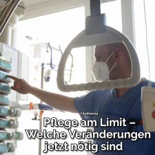 Titelseite der neuen Zeitschrift AK-Konkret mit dem Titelthema Pflege am Limit