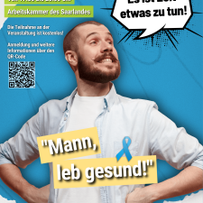 Plakat zur Veranstaltung Mann leb gesund