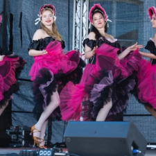 Auftritt einer Tanzgruppe
