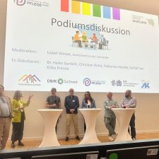 Podiumsdiskussion bei der Fortbildung