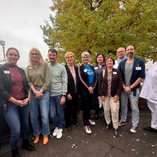 Auch das Referat Pflege war bei der Verleihung mit dabei: Gruppenfoto